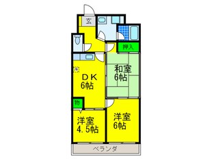 グランドールあびこの物件間取画像